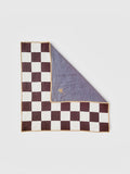 Baby Quilt #5 Burgundy Syrah, White, Golden Tan, and Heathered Lilac